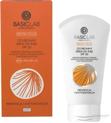 Крем для рук BasicLab Dermocosmetics Protecticus SPF 30 защитный с витамином С 75 мл