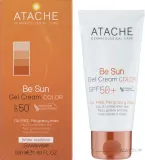 Гель-крем для лица Atache Be Sun Color солнцезащитный тонирующий SPF50+ 50 мл — фото 2
