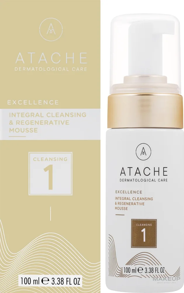 Atache Excellence Integral очищающий самопенящийся мусс с гликолевой и молочной кислотами