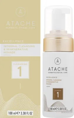 Atache Excellence Integral очищающий самопенящийся мусс с гликолевой и молочной кислотами