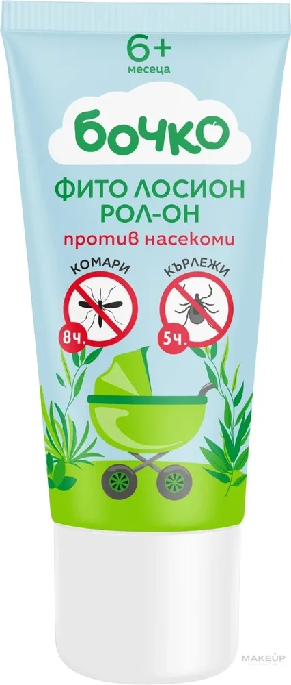 Bochko Roll-On Lotion — роликовый аппликатор для детей от укусов насекомых с маслом эвкалипта, 40 мл