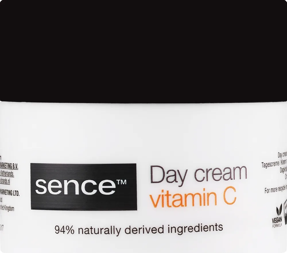 Крем для лица дневной Sence Vitamin C с витамином C и гиалуроновой кислотой 50 мл