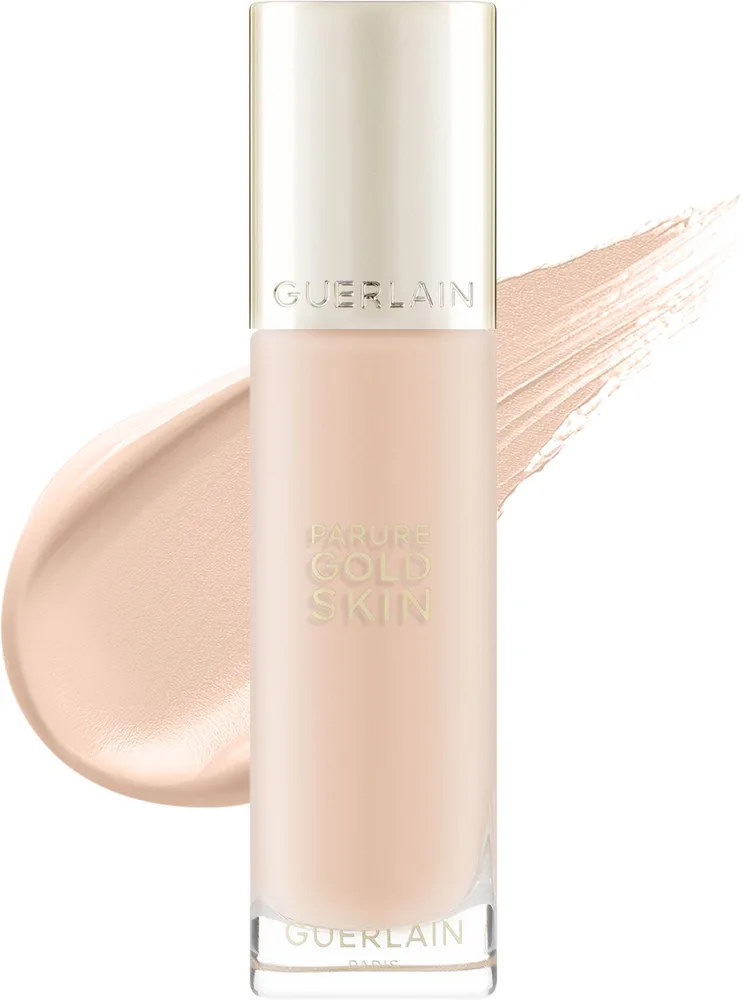 Тональный флюид Guerlain Parure Gold Skin Foundation сияющий увлажняющий, 35 мл, оттенок 1W