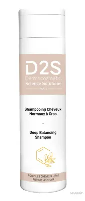 Шампунь D2S Deep Balancing глубоко балансирующий, с D-пантенолом и цинком PCA, против жирности кожи головы, 200 мл, Франция