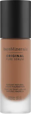 Bare Minerals Rozświetlający podkład do twarzy w płynie - Тональный флюид-сыворотка BareMinerals Pure Serum сияющий минеральный SPF 20, 30 мл/ Бэйр Минералс