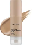 Тональный флюид Inglot Skin Focused Care Face Foundation ухаживающий веганский SPF 50, 30 мл, оттенок 303 - Porcelain Beige — фото 1
