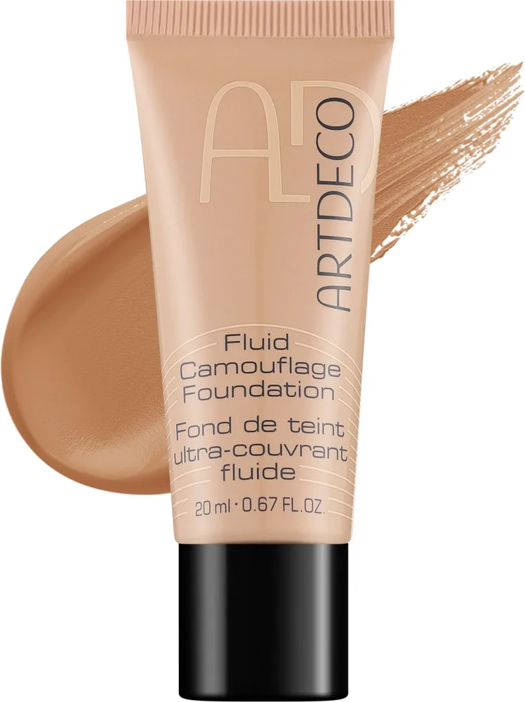 Тональный флюид Artdeco Fluid Camouflage Foundation кроющий матирующий, 20 мл, оттенок 45