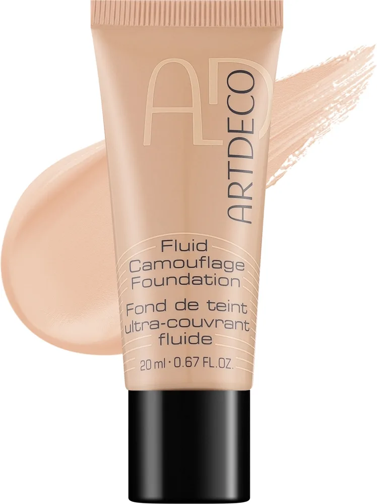 Тональный флюид Artdeco Fluid Camouflage Foundation кроющий матирующий, 20 мл, оттенок 08