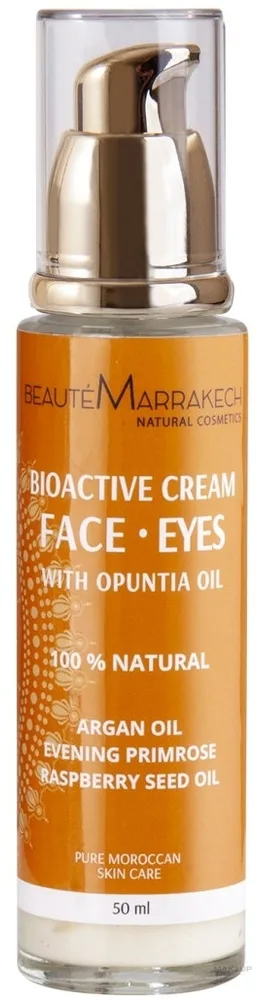 Крем для лица и век Beaute Marrakech Bioactive с опунцией и аргановым маслом 50 мл