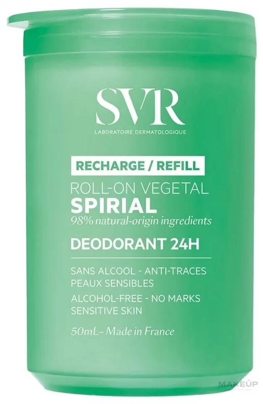 Дезодорант-ролик SVR Spirial Vegetal 24H сменный блок