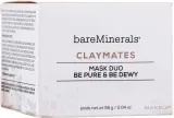 Двойная очищающе-увлажняющая маска для лица Bare Minerals Claymates Mask Duo, 58 г, США — фото 2