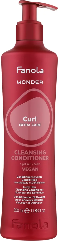 Очищающий кондиционер для волос и кожи головы Fanola Wonder Curl Extra Care Cleansing Conditioner