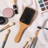 Деревянная щётка для волос Sister Young Vera Wood Brush Bv комбинированная щетина — фото 2