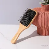 Деревянная щётка для волос Sister Young Vera Wood Brush Bv комбинированная щетина — фото 4