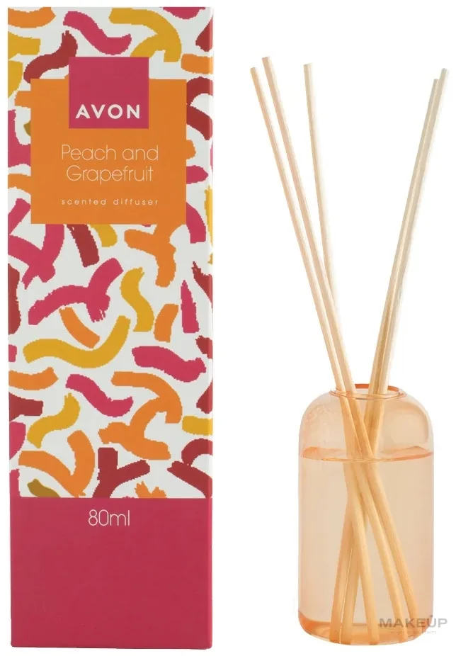 Аромадиффузор для дома Avon Peach & Grapefruit Scented Diffuser 80 мл