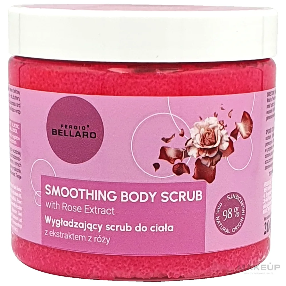 Fergio Bellaro Fergio Bellaro Smoothing Body Scrub - Разглаживающий пилинг для тела с экстрактом розы 200 мл