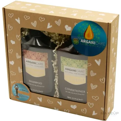 Набор для волос Arganicare Coconut шампунь и кондиционер с кокосом 2x400 мл