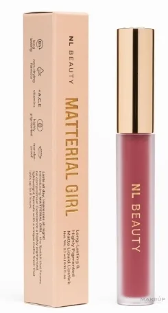 Жидкая помада для губ NL Beauty Liquid Matt матовая, оттенок Game Over