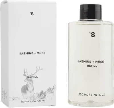 Сменный блок для аромадиффузора Sister's Aroma Jasmine + Musk Refill 200 мл