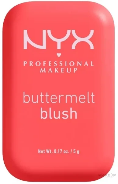 NYX Professional Makeup Kremowy róż do twarzy - Румяна для лица NYX Buttermelt High-Pigment Powder, оттенок 05 - Had Butta