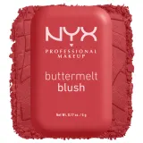 NYX Professional Makeup Kremowy róż do twarzy - Румяна для лица NYX Buttermelt High-Pigment Powder, оттенок 05.25 - Butta Than Coral — фото 1
