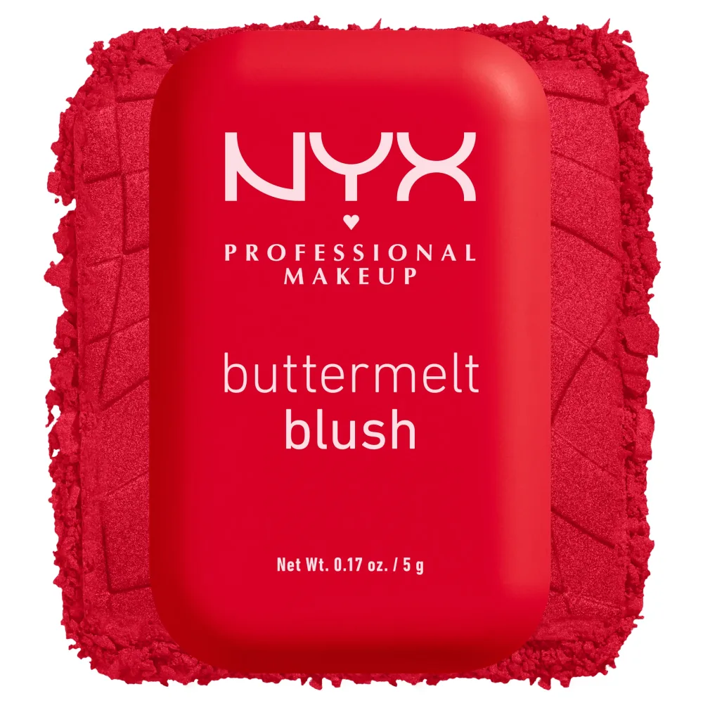NYX Professional Makeup Kremowy róż do twarzy - Румяна для лица NYX Buttermelt High-Pigment Powder, оттенок 05.50 - Butta Cherry Pop