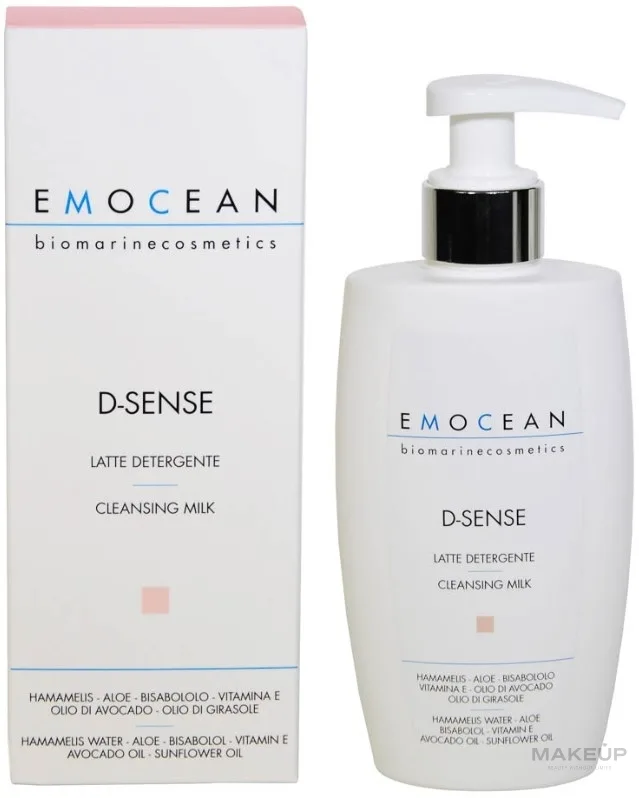 Молочко для лица Emocean D-Sense Cleansing Milk очищающее, для сухой кожи со склонностью к покраснениям, 200 мл