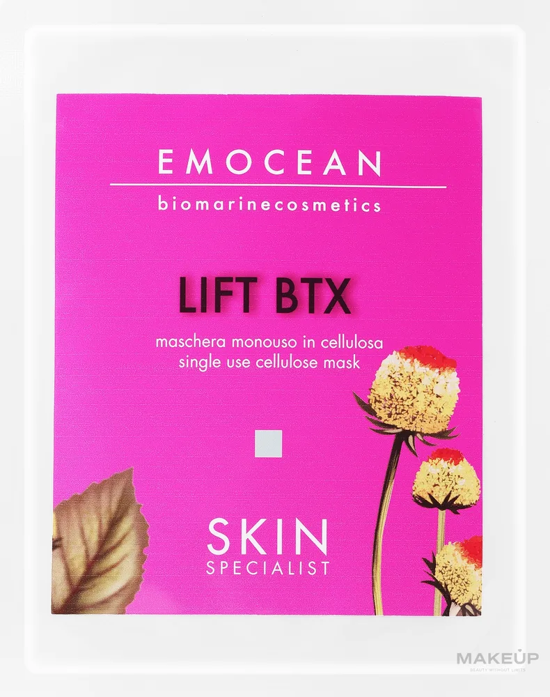 Лифтинг-маска для лица с эффектом ботокса Emocean Skin Specialist Lift BTX Mask, 20 мл, Италия