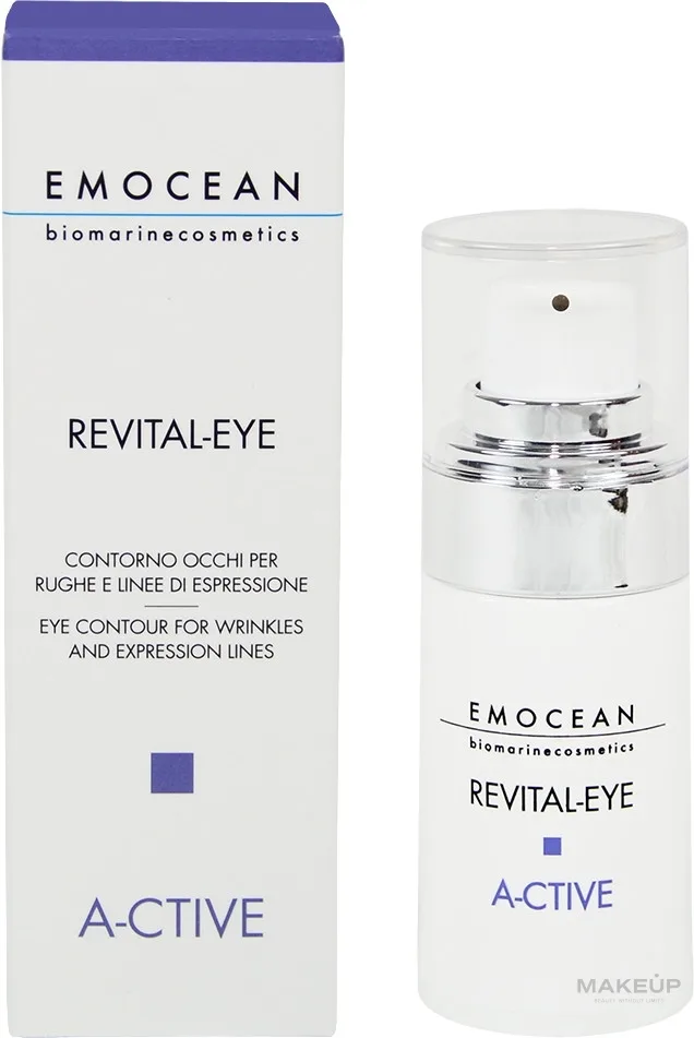 Крем для кожи вокруг глаз Emocean A-Ctive Revital-Eye с пептидами и экстрактом хвоща 15 мл