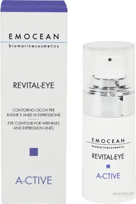 Крем для кожи вокруг глаз Emocean A-Ctive Revital-Eye с пептидами и экстрактом хвоща 15 мл