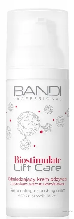 Bandi Professional Bandi Biostimulate Lift Care Rejuvenating Nourishing Cream - Крем для лица Bandi Biostimulate Lift Care питательный с пептидами 50 мл