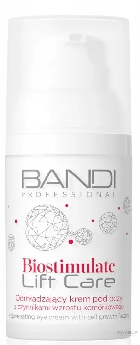 Bandi Professional Bandi Biostimulate Lift Care Rejuvenating Eye Cream - Крем для области вокруг глаз Bandi Biostimulate Lift Care с пептидами гиалуроновой кислотой и скваланом для зрелой кожи 30 мл