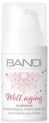 Крем для области вокруг глаз Bandi Professional Well Aging Illuminating с кофеином пантенолом и пептидом для сияния 30 мл