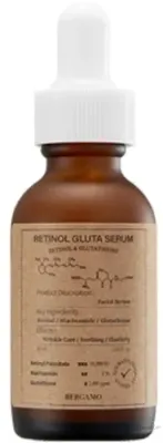 Сыворотка для лица Bergamo Retinol Gluta с ретинолом и глутатионом 30 мл