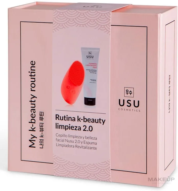 Набор Usu Cosmetics Rutina K-Beauty пенка для умывания 120 мл и щеточка для очищения лица