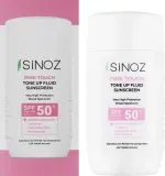 Флюид солнцезащитный тонирующий Sinoz Pink Touch SPF50+ PA++++ гиалуроновая кислота 50 мл — фото 2