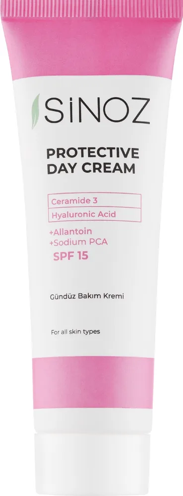 Крем дневной защитный Sinoz Protective Day Cream SPF15 церамиды гиалуроновая кислота 50 мл