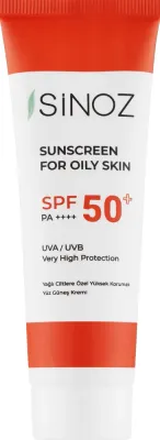 Крем солнцезащитный Sinoz Anti-Blemish SPF50+ жирная кожа масло ши рисовая пудра 50 мл
