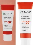 Крем солнцезащитный Sinoz Anti-Blemish SPF50+ жирная кожа масло ши рисовая пудра 50 мл — фото 2