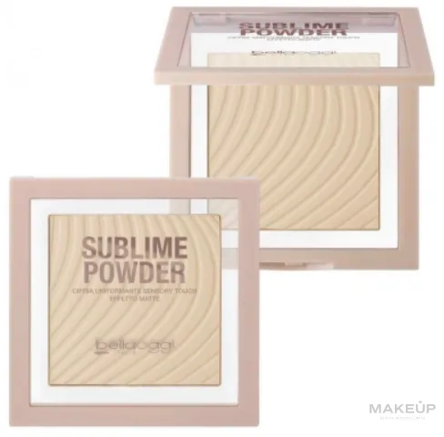 Матирующая пудра Bellaoggi Sublime Powder для лица, 9 г, оттенок 110 - Fair