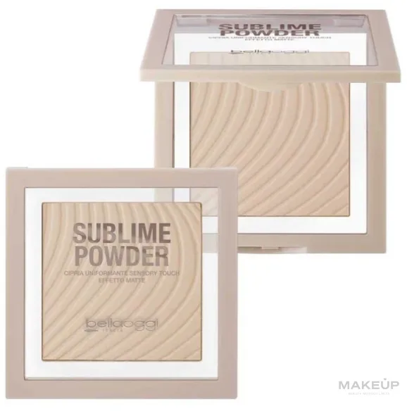 Матирующая пудра Bellaoggi Sublime Powder для лица, 9 г, оттенок 120 - Medium Light