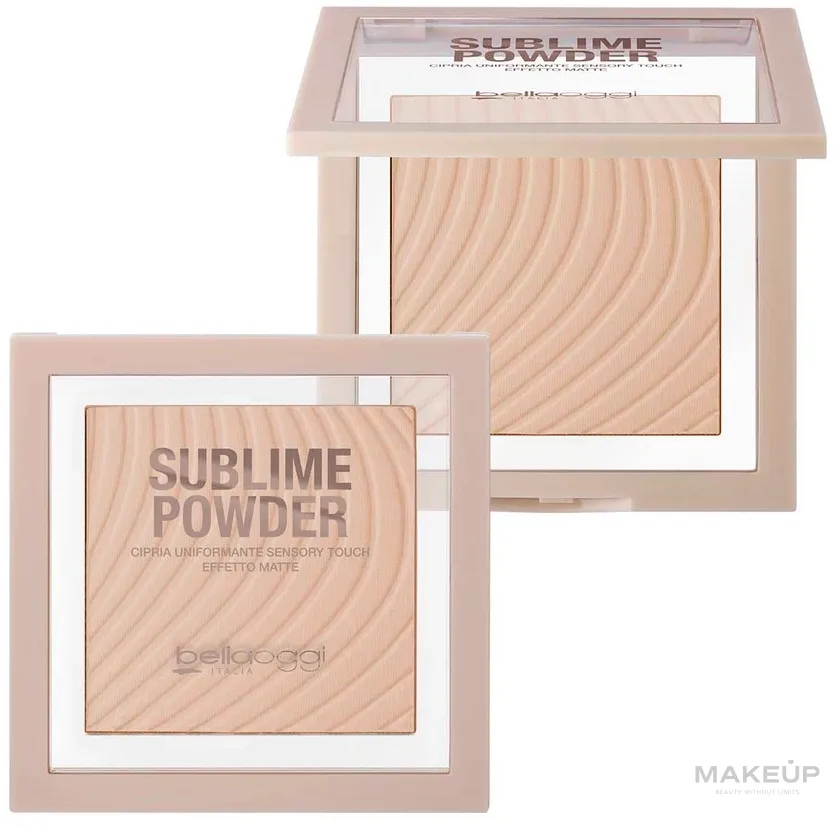 Матирующая пудра Bellaoggi Sublime Powder для лица, 9 г, оттенок 130 - Golden Sand