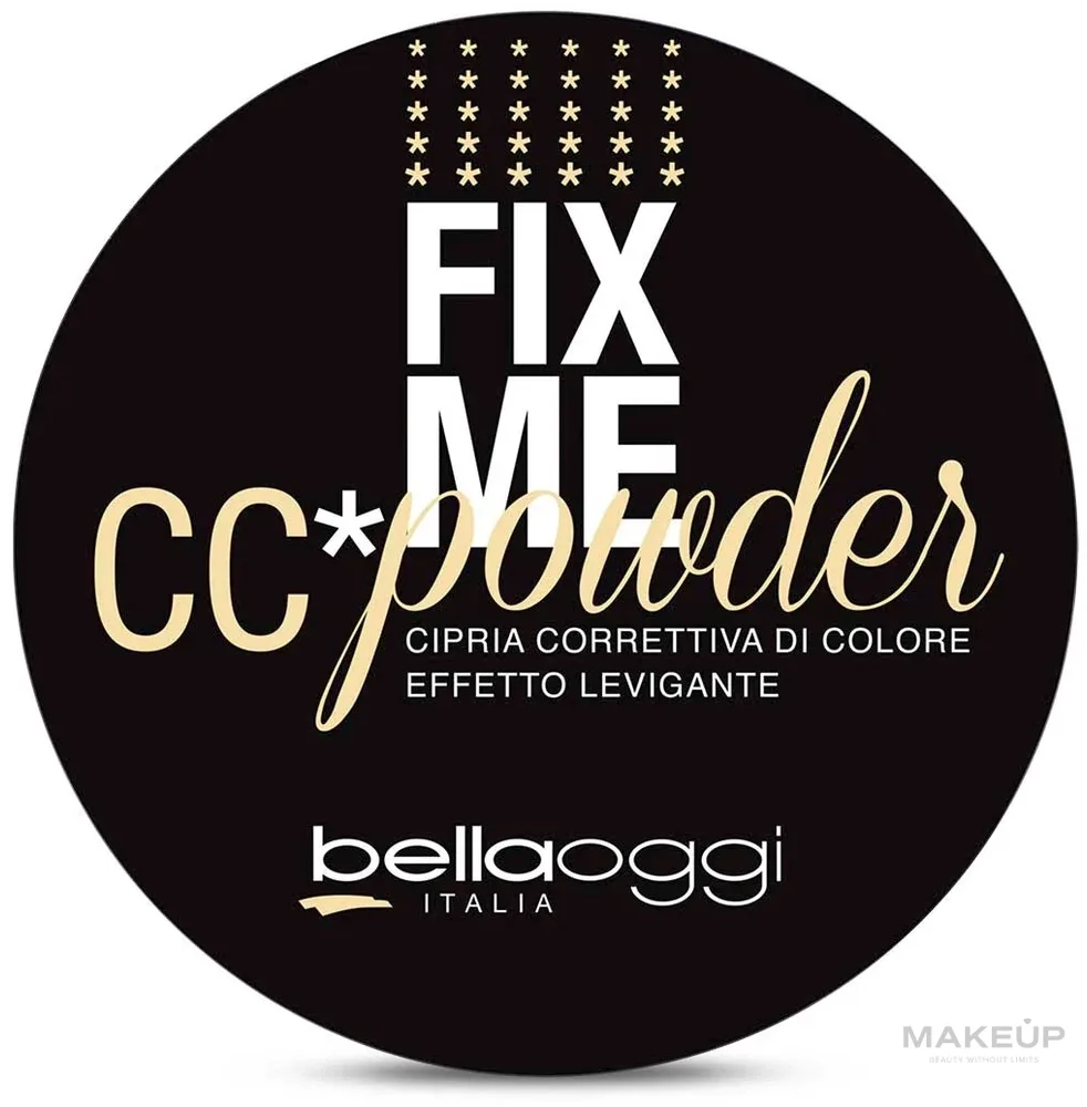 Фиксирующая пудра Bellaoggi Fix Me матирующая CC, оттенок Banana, 7,5 г