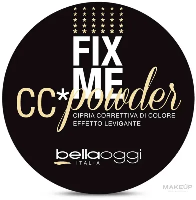 Фиксирующая пудра Bellaoggi Fix Me матирующая CC, оттенок Banana, 7,5 г
