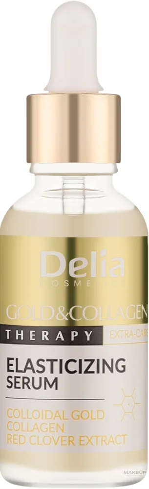 Сыворотка для лица Delia Gold & Collagen Therapy с золотом и коллагеном 30 мл