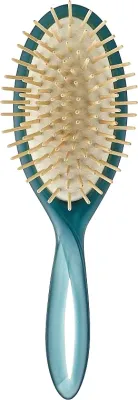 Щётка для волос Acca Kappa Infinito Brush Long Wooden Pins голубой