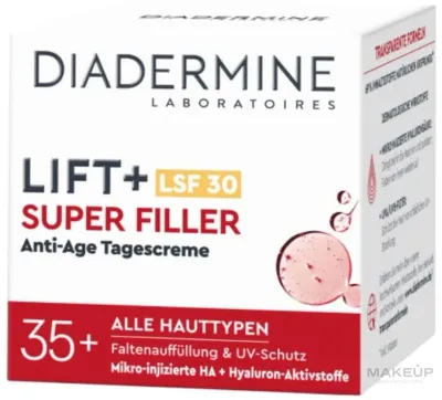 Крем для лица Diadermine Lift+ Super Filler дневной с гиалуроновой кислотой SPF 30 50 мл