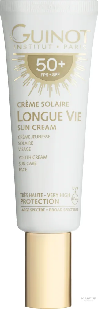 Крем солнцезащитный антивозрастной Guinot Longue Vie Sun Cream SPF 50+ клеточный 50 мл