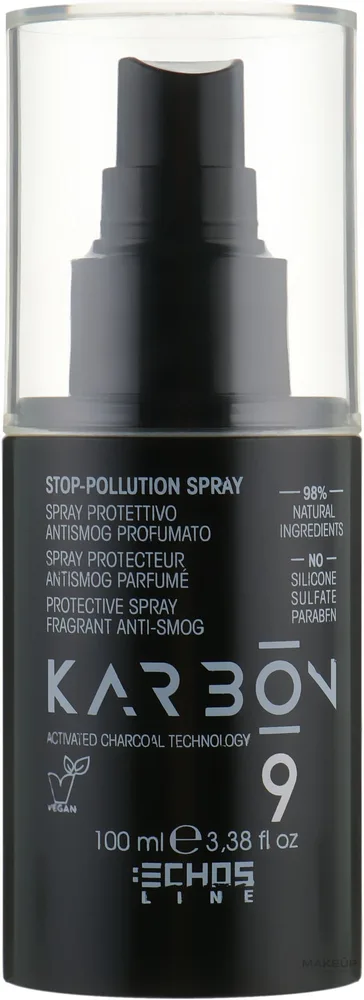 Спрей с углем Echosline Karbon 9 Charcoal Stop-Pollution против загрязнений, 100 мл