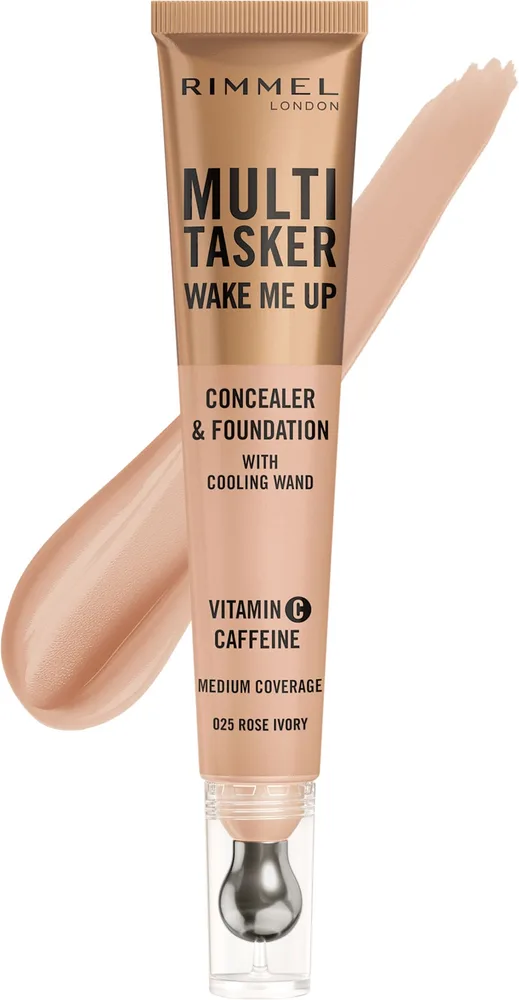 Корректор для лица Rimmel Multi Tasker Wake Me Up, оттенок 025 - Rose Ivory